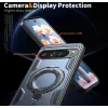 Coque arrière Phonesta MagLock Armor anneau et MagSafe pour Google Pixel 9 Pro XL - Bleu foncé 5