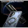 Coque arrière Phonesta MagLock Armor anneau et MagSafe pour Samsung Galaxy A16 - Bleu foncé 5