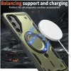 Coque arrière Phonesta MagLock Armor anneau et MagSafe pour Samsung Galaxy A16 - Vert 2