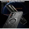 Coque arrière Phonesta MagLock Armor anneau et MagSafe pour Samsung Galaxy A16 - Noir 6