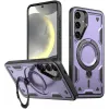 Coque arrière Phonesta MagLock Armor anneau et MagSafe pour Samsung Galaxy S24 FE - Violet