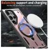 Coque arrière Phonesta MagLock Armor anneau et MagSafe pour Samsung Galaxy S24 Ultra - Or rose 3