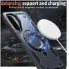 Coque arrière Phonesta MagLock Armor anneau et MagSafe pour Samsung Galaxy A26 - Bleu foncé 2