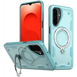 Coque arrière Phonesta MagLock Armor anneau et MagSafe pour Samsung Galaxy A26 - Bleu clair