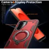 Coque arrière Phonesta MagLock Armor anneau et MagSafe pour Samsung Galaxy A26 - Rouge 6