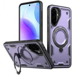 Coque arrière Phonesta MagLock Armor anneau et MagSafe pour Samsung Galaxy A36/A56 - Violet