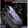 Coque arrière Phonesta MagLock Armor anneau et MagSafe pour Samsung Galaxy A36/A56 - Violet 5