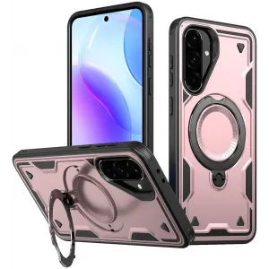 Coque arrière Phonesta MagLock Armor anneau et MagSafe pour Samsung Galaxy A36/A56 - Or rose