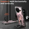 Coque arrière Phonesta MagLock Armor anneau et MagSafe pour Xiaomi Poco F7 Pro/F7 Ultra - Or rose 2