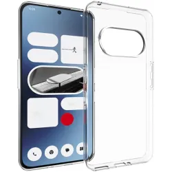 Coque arrière en silicone Phonesta Pure Clear pour Nothing Phone (3a) - Transparent