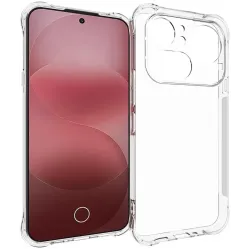 Coque arrière en silicone Phonesta Pure Shockproof pour Nothing Phone (4a) Pro - Transparent