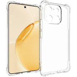 Coque arrière en silicone Phonesta Pure Shockproof pour Realme 16 Pro Plus - Transparent