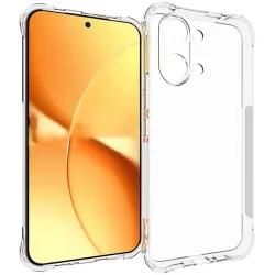 Coque arrière en silicone Phonesta Pure Shockproof pour Xiaomi Poco X8 Pro Max - Transparent