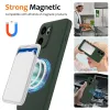 Coque arrière en silicone Phonesta Royale Liquid avec MagSafe pour OnePlus 15R - Vert foncé 3