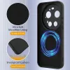 Coque arrière en silicone Phonesta Royale Liquid avec MagSafe pour Xiaomi 17 Ultra - Noir 7