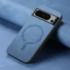 Coque arrière Phonesta Retro Vegan Leather MagSafe pour Google Pixel 9 Pro XL - Bleu 1