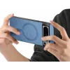 Coque arrière Phonesta Retro Vegan Leather MagSafe pour Google Pixel 9 Pro XL - Bleu 3