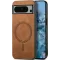 Coque arrière Phonesta Retro Vegan Leather MagSafe pour Google Pixel 9 Pro XL - Marron