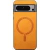 Coque arrière Phonesta Retro Vegan Leather MagSafe pour Google Pixel 9 Pro XL - Orange 3