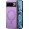Coque arrière Phonesta Retro Vegan Leather MagSafe pour Google Pixel 9 Pro XL - Violet