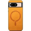 Coque arrière Phonesta Retro Vegan Leather MagSafe pour Google Pixel 9 / 9 Pro - Orange 3