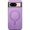 Coque arrière Phonesta Retro Vegan Leather MagSafe pour Google Pixel 9 / 9 Pro - Violet 3