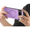 Coque arrière Phonesta Retro Vegan Leather MagSafe pour Google Pixel 9 / 9 Pro - Violet 4