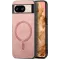 Coque arrière Phonesta Retro Vegan Leather MagSafe pour Google Pixel 9 / 9 Pro - Rose