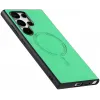 Coque arrière Phonesta Retro Vegan Leather MagSafe pour Samsung Galaxy S25 Ultra - Vert 5
