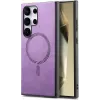 Coque arrière Phonesta Retro Vegan Leather MagSafe pour Samsung Galaxy S25 Ultra - Violet 0