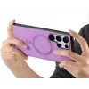Coque arrière Phonesta Retro Vegan Leather MagSafe pour Samsung Galaxy S25 Ultra - Violet 8