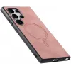 Coque arrière Phonesta Retro Vegan Leather MagSafe pour Samsung Galaxy S25 Ultra - Rose 6