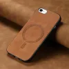 Coque arrière Phonesta Retro Vegan Leather MagSafe pour Apple iPhone 17e/16e - Marron 4