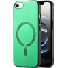 Coque arrière Phonesta Retro Vegan Leather MagSafe pour Apple iPhone 17e/16e - Vert 0