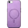 Coque arrière Phonesta Retro Vegan Leather MagSafe pour Apple iPhone 17e/16e - Violet 1