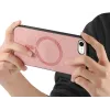 Coque arrière Phonesta Retro Vegan Leather MagSafe pour Apple iPhone 17e/16e - Rose 2