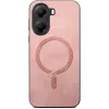 Coque arrière Phonesta Retro Vegan Leather MagSafe pour Xiaomi Poco X7 Pro - Rose 2