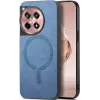 Coque arrière Phonesta Retro Vegan Leather MagSafe pour OnePlus 12R - Bleu
