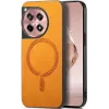 Coque arrière Phonesta Retro Vegan Leather MagSafe pour OnePlus 12R - Orange