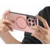 Coque arrière Phonesta Retro Vegan Leather MagSafe pour OnePlus 12R - Rose 3