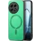 Coque arrière Phonesta Retro Vegan Leather MagSafe pour OnePlus 13R - Vert