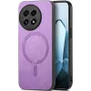Coque arrière Phonesta Retro Vegan Leather MagSafe pour OnePlus 13R - Violet