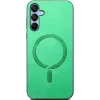 Coque arrière Phonesta Retro Vegan Leather MagSafe pour Samsung Galaxy A16 - Vert 1