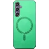 Coque arrière Phonesta Retro Vegan Leather MagSafe pour Samsung Galaxy S24 FE - Vert 2