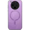 Coque arrière Phonesta Retro Vegan Leather MagSafe pour Oppo Find X8 Pro - Violet 2