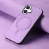 Coque arrière Phonesta Retro Vegan Leather MagSafe pour Apple iPhone 16 Plus - Violet 2
