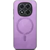 Coque arrière Phonesta Retro Vegan Leather MagSafe pour Xiaomi Redmi Note 14 Pro Plus - Violet 3