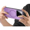 Coque arrière Phonesta Retro Vegan Leather MagSafe pour Xiaomi 15 - Violet 3