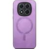 Coque arrière Phonesta Retro Vegan Leather MagSafe pour Xiaomi Redmi Note 14 Pro 5G / Xiaomi Poco X7 - Violet 1