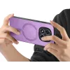 Coque arrière Phonesta Retro Vegan Leather MagSafe pour Xiaomi Redmi Note 14 Pro 5G / Xiaomi Poco X7 - Violet 2